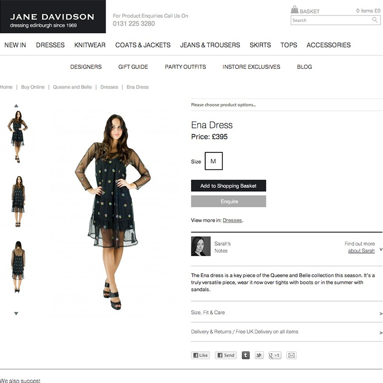 Jane Davidson - Product Page