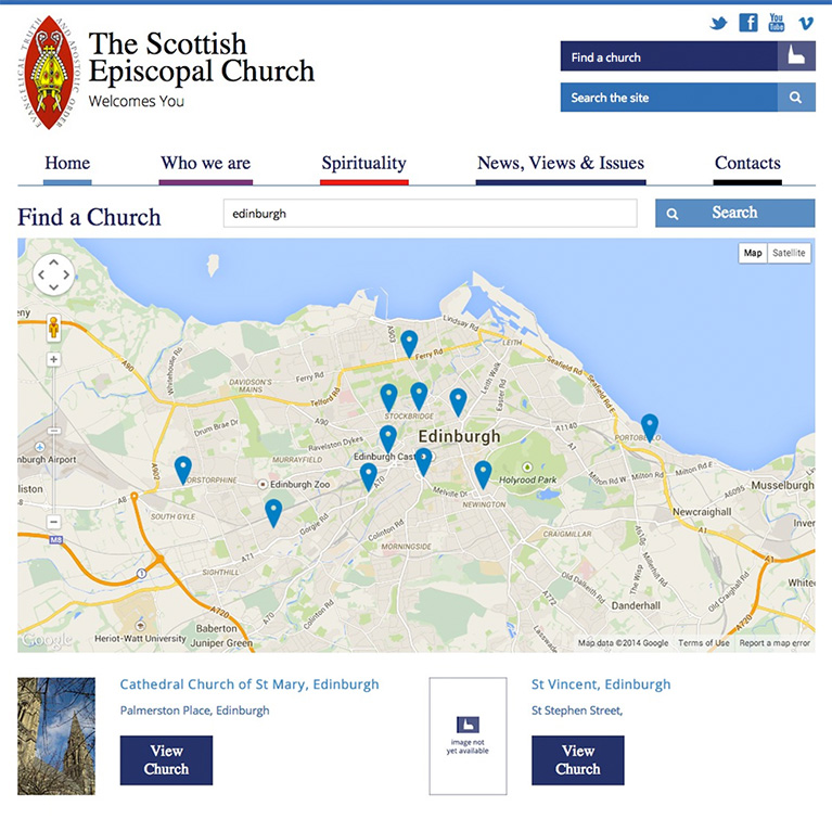 Scottish Episcopal Church - Church Finder